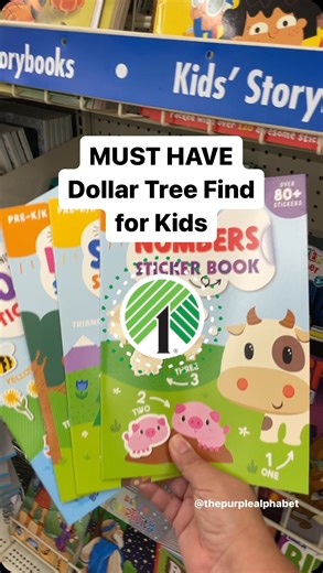 3.7K views · 487 reactions | These activity books at Dollar Tree are perfect for some quick on the go learning or for summer skill sharpening. #DollarTreeFinds #KidsActivityBooks #PreschoolLearning #KindergartenLearning #LearningThroughPlay #EducationalActivities #BudgetLearningSupplies #DollarStoreFinds #KidsBooks #learningresources | The Purple Alphabet | Facebook
