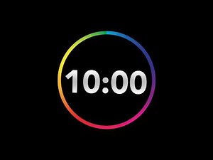 ⏱️ 10 Minute Timer - Crystal Clear Ticking & Ding Sound