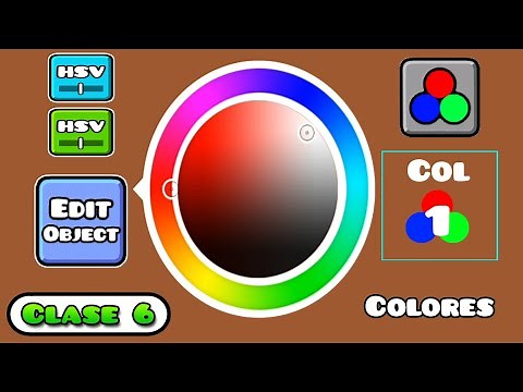 Class 6 | "Colors, Edit Objects, RGB, HSV, Color Triggers, Glow, and More" Geometry Dash | JoniDash