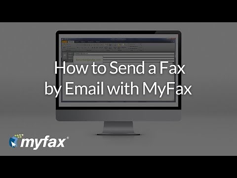 How To Send Fax by Email with MyFax