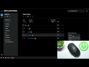 How to Adjust the Wireless Report Rate in Logitech G309 LIGHTSPEED Mouse