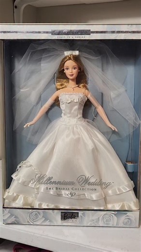 Maddie on Instagram: "My beautiful bridal collection 🤍🥰 1999 Millennium Wedding Barbie 2000 Romantic Wedding Barbie 2001 Sophisticated Wedding Barbie I absolutely love this set of bridal Barbies! Their gowns are incredibly gorgeous and exactly what I would expect Barbie to wear on her wedding day 😍😍👰‍♂ Who wants to see some of my other wedding sets and bride Barbies!? #barbie #mattel #barbiegirl #barbiedoll #bride"