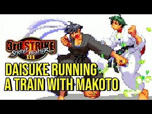 3rd Strike - Daisuke running a train with Makoto @ NLBC 205 [4k/60fps]
