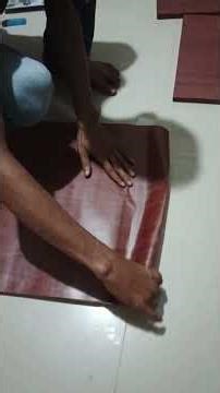 Wallpaper sticker installation tutorial