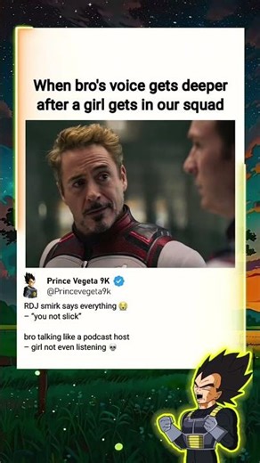 In Avengers: Endgame (2019) Tony Stark, Captain America – Why Do Guys Change Voice Around Girls?