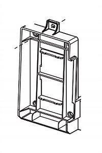 Navien 20018388A Front Panel Bracket