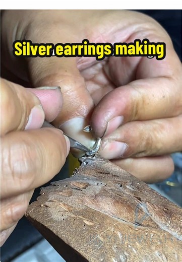 Silver earrings making in direct jewelry factory #jewelry #jewellery #factory #ring #earrings