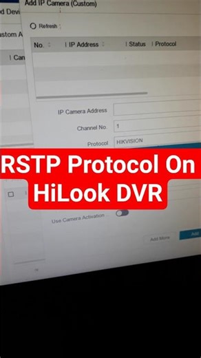 Protocol RSTP HiLook DVR Not Available #rstp #hilook #pasangcctvjambi