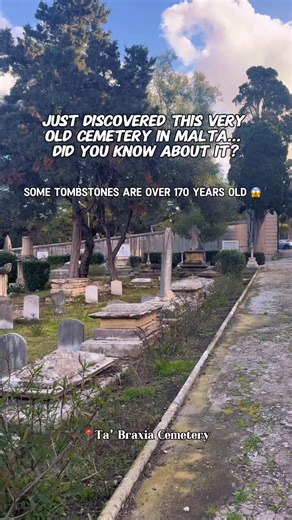 I’ve lived in Malta all my life and only just discovered this very old cemetery yesterday. Proof that even familiar places still have stories to tell ❤️ 📍Ta' Braxia Cemetery #malta #TaBraxiaCemetery #cemeterywalks #cemeteryinmalta #discovermalta | Deborah Seychell