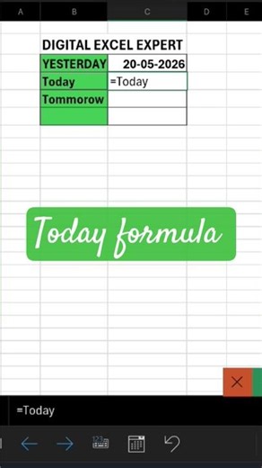 Today Formula 3 Times – Different Uses | Excel Tips