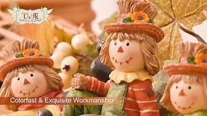 Watch Harvest Scarecrow Fall Decorations on Amazon Live