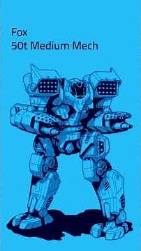 BattleTech: Fox BattleMech (#mechwarrior #battletech #battletechlore #scifi)