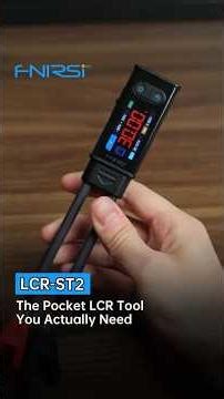 FNIRSI LCR-ST2 Dual-Mode Smart Tweezer LCR Meter with Kelvin Clips | High-Precision for SMD & DIY
