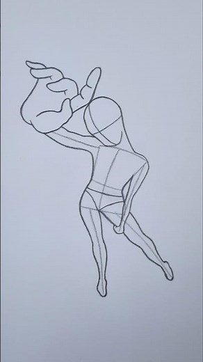 How to Draw a Pointing Pose ✨Tutorial✨ #drawing #pose