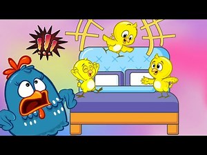 MÚSICA INFANTIL|CINCO PINTINHOS PULANDO NO COLCHÃO|PINTINHO AMARELINHO E GALINHA PINTADINHA-