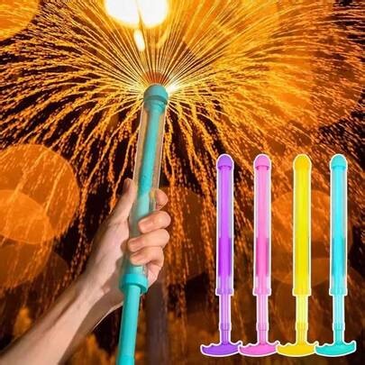 Firework Water Sprayer, New Firework Splash Effect, Romantic Firework Photography Prop, High Pressure Firework Fountain, Suitable For Party Games And Pool Photo Props. Ideal For Parties, Games, And Decorations | SHEIN