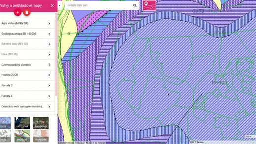 ZBGIS mapy. Lesnícka a geologická mapa v jednom