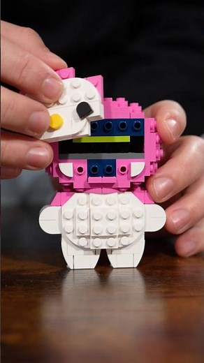 The adorable Sweet Bunny made of LEGO bricks!