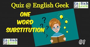 14K views · 889 reactions | Quiz - 01 (One Word Substitution)...