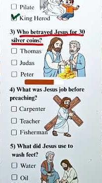 Bible quiz - can you get 6 out of 6 || Quiz Part 383