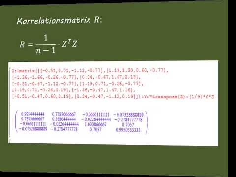 Hauptkomponentenanalyse (PCA)