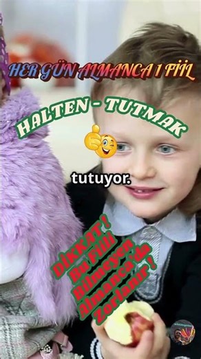 Her Gün Yeni 1 Fiil | HALTEN (TUTMAK) #shorts