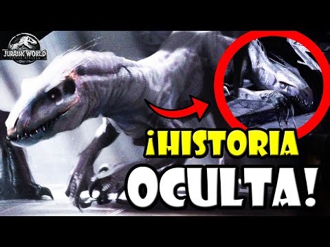 ¡LA HISTORIA OCULTA DEL INDORAPTOR BLANCO EN JURASSIC WORLD: FALLEN KINGDOM!
