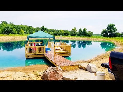 Floating Dock DIY: Adding a Deck Railing and Other Goodies to the Dock!