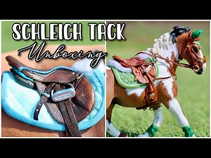 SCHLEICH TACK UNBOXING - English Tack Sets - Model Horses