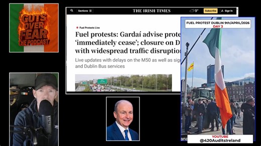 Irish Defence Forces say they are "HAPPY" to assist Gardaí by removing trucks and machinery from the fuel protests."Happy" to confront their own people on the streets and in the very same spot where so many Irish died fighting for this country over 100 years ago. "Happy" to obey and assist a corrupt government in the suppression of their own people and their freedoms.This is how dictatorships begin and Ireland is right on course to becoming one if something doesn't shift the tide soon.