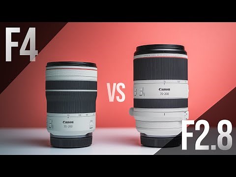 F4 vs. F2.8 | Canon RF 70-200 Lens Comparison