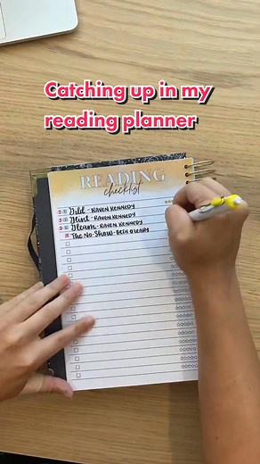 Catching Up in My Reading Planner | BookTracker & More
