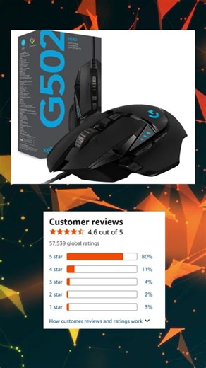 Logitech G502 Hero High Performance Wired Gaming Mouse, Hero 25K Sensor