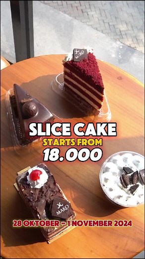 Delicious Slice Cake at MAKO: CeleBread Promo Until 01 November 2024