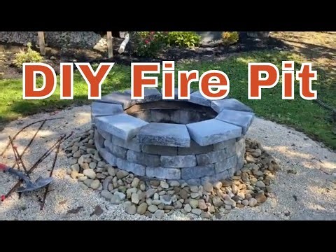 How to build a DIY Fire Pit / Backyard Fire Ring