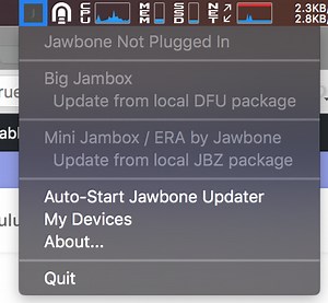 Big jambox software updates