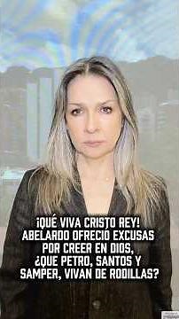 Long live Christ the King! Abelardo de la Espriella apologizes for believing in God and sparks co...