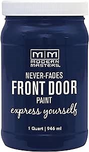 Modern Masters 1 qt 275278 Peaceful Front Door Paint Water-Based Exterior Enamel