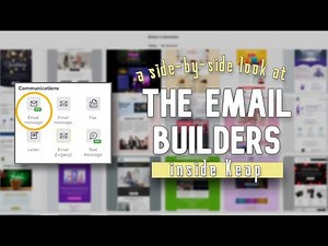 Keap's Email Builders [Side-by-Side Demo] | Monkeypod Marketing