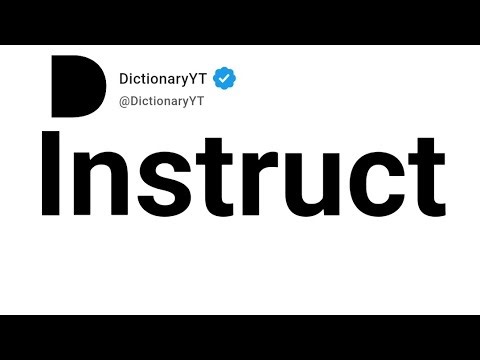 Instruct Synonyms | Thesaurus | Similar Words
