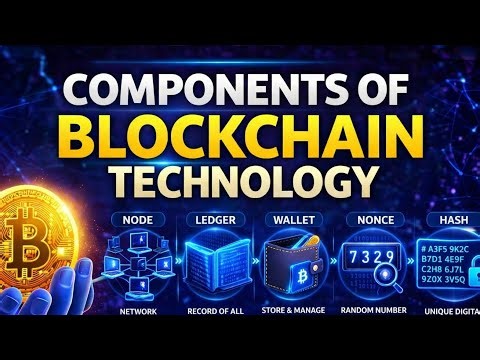 Blockchain 5 main components kya hote hain?Node,Ledger,Wallet sab ek video mein simple explanation !