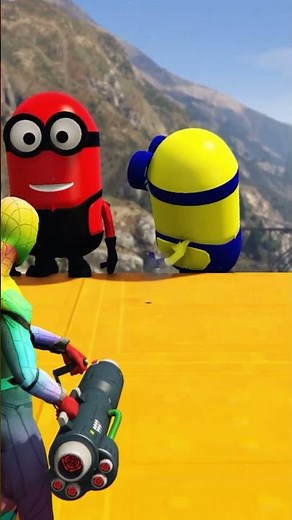 Epic Spider-Man Ragdoll Fails in GTA 5! 😆 #FunnyMoments #SpiderMan #GTA5