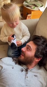 680K views · 1.7K reactions | Toddler's Haircut Surprise! Toddler gives dad a surprise haircut! Generated using Kling AI . . . (For entertainment purposes only. Consult professionals if guidance on activities is presented. No brand affiliation is implied if any are shown. If inspired by true events, creative adaptations may be included. Content may include public footage.) | Fabiosa Daily | Facebook