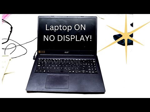 Easy Fix! laptop on but no display (Acer N19H1 - HARD REBOOT)