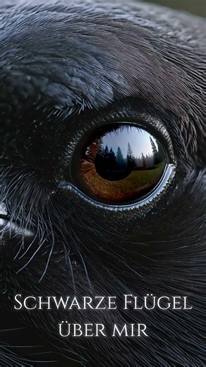 Schwarze Flügel über dir 🖤 Das Lied der schwarzen Flügel #seeledeswaldes #rabe