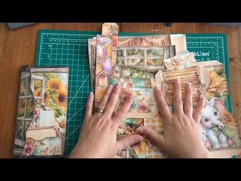 🌻 Workshop: Building the "Secret Folio" (Sunflower Junk Journal Tutorial)