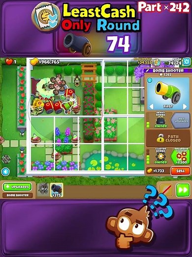 🤯 How ONLY $34,555 of Bombs Beat Round 74, Covered Garden?! 🤔 (LCC-242)