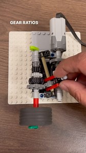 18M views · 10K reactions | Gear Ratio and output speed #lego #technic #diy #mechanism #mechanical #gearbox #gears #gearratio #mechanicalengineering #legos #legotechnicmocs #legomoc #diyproject #legofan #satisfying #experiment #bricktoys | Bricks Master Builders | Facebook