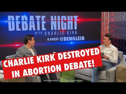 Charlie Kirk DESTROYED by Ben Gleib in Abortion Debate - UNCUT Raw Footage!