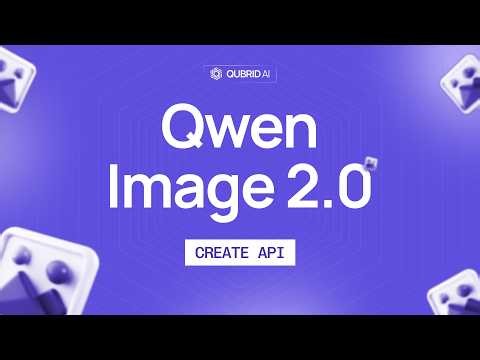 Qwen Image 2.0 API | Text-to-Image Generation with Serverless Inference on Qubrid AI